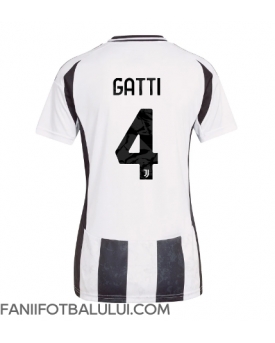 Juventus Federico Gatti #4 Tricou Fotbal Replică 2024-25 Femei Acasa